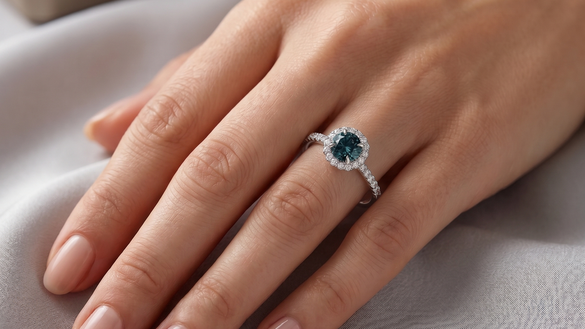 Parti Sapphire & Diamond Ring
