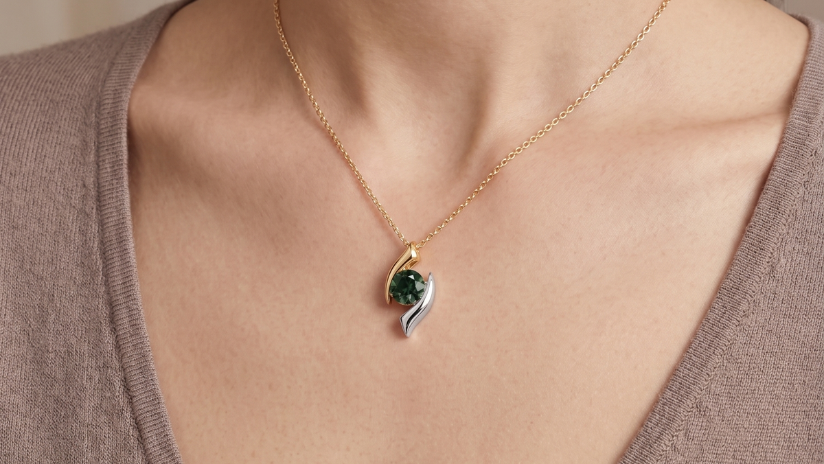 Green Sapphire Pendant