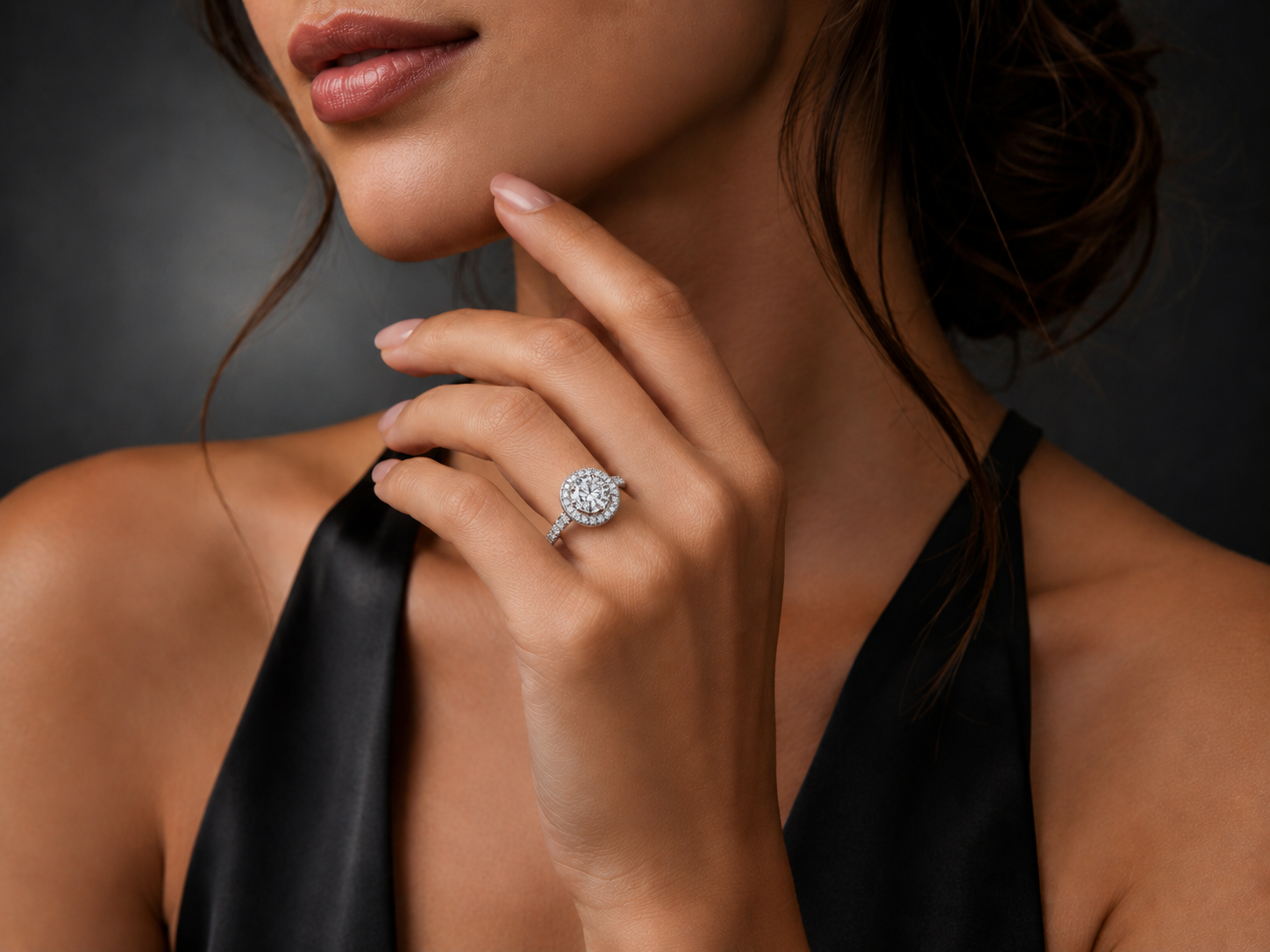 Aurora Halo — worn on hand