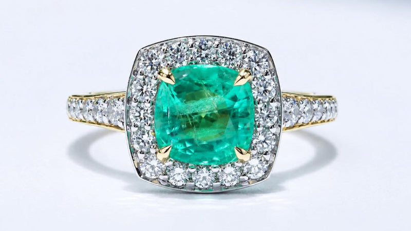 1.52ct Emerald & Diamond Ring