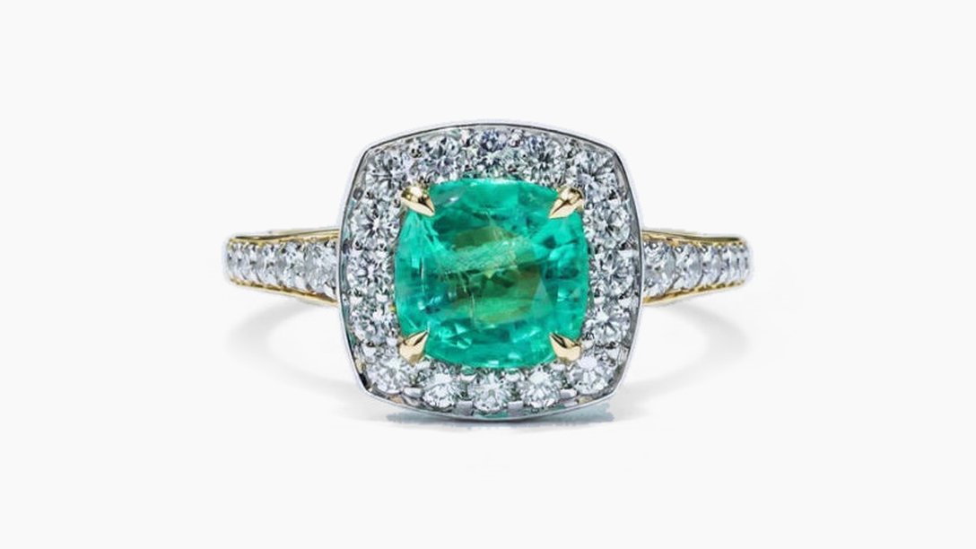 Emerald & Diamond Ring