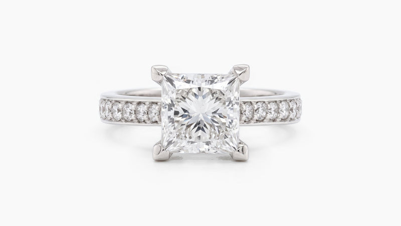 Lab Grown Princess Cut Ring