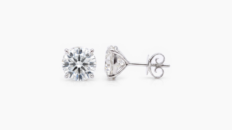 4.75ct Lab Diamond Round Studs