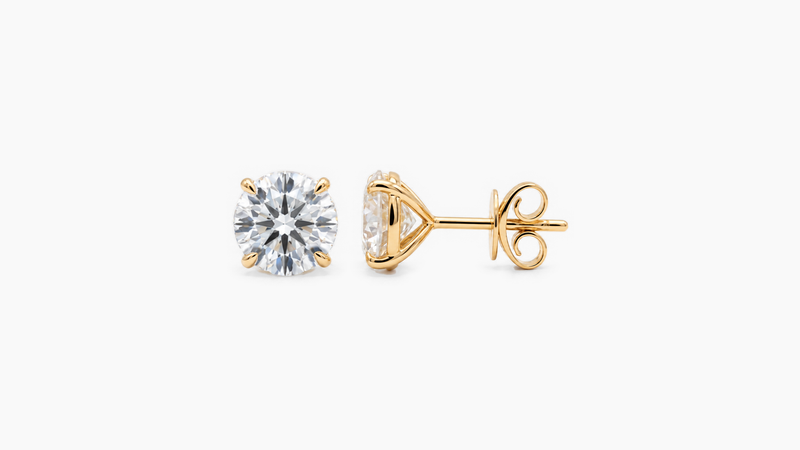 3.20ct Lab Diamond Round Studs
