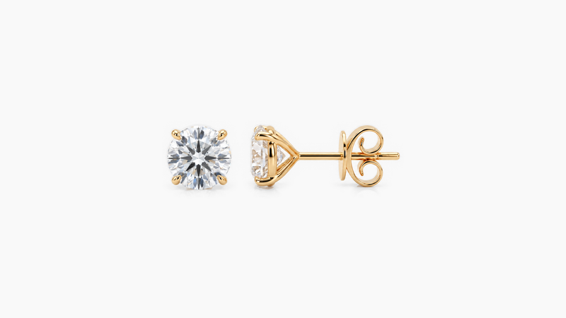 2.10ct Lab Diamond Round Studs