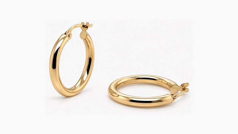 Gold Hoop Earrings