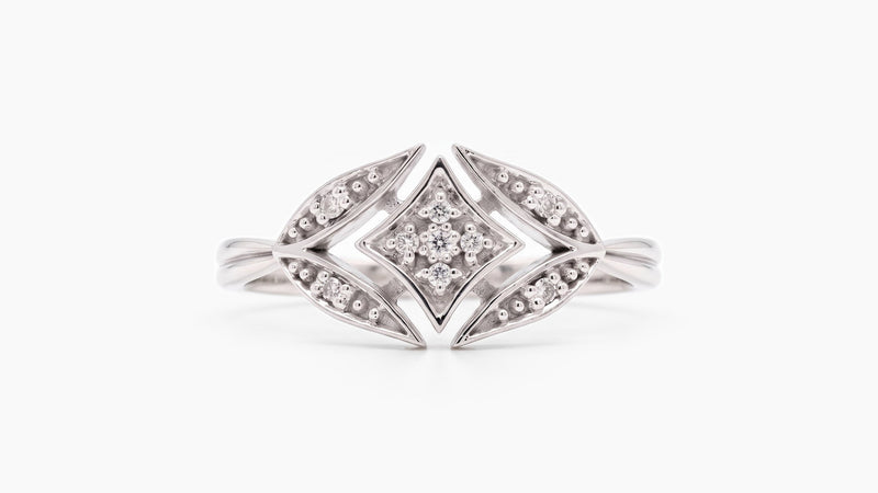 Diamond White Gold Ring