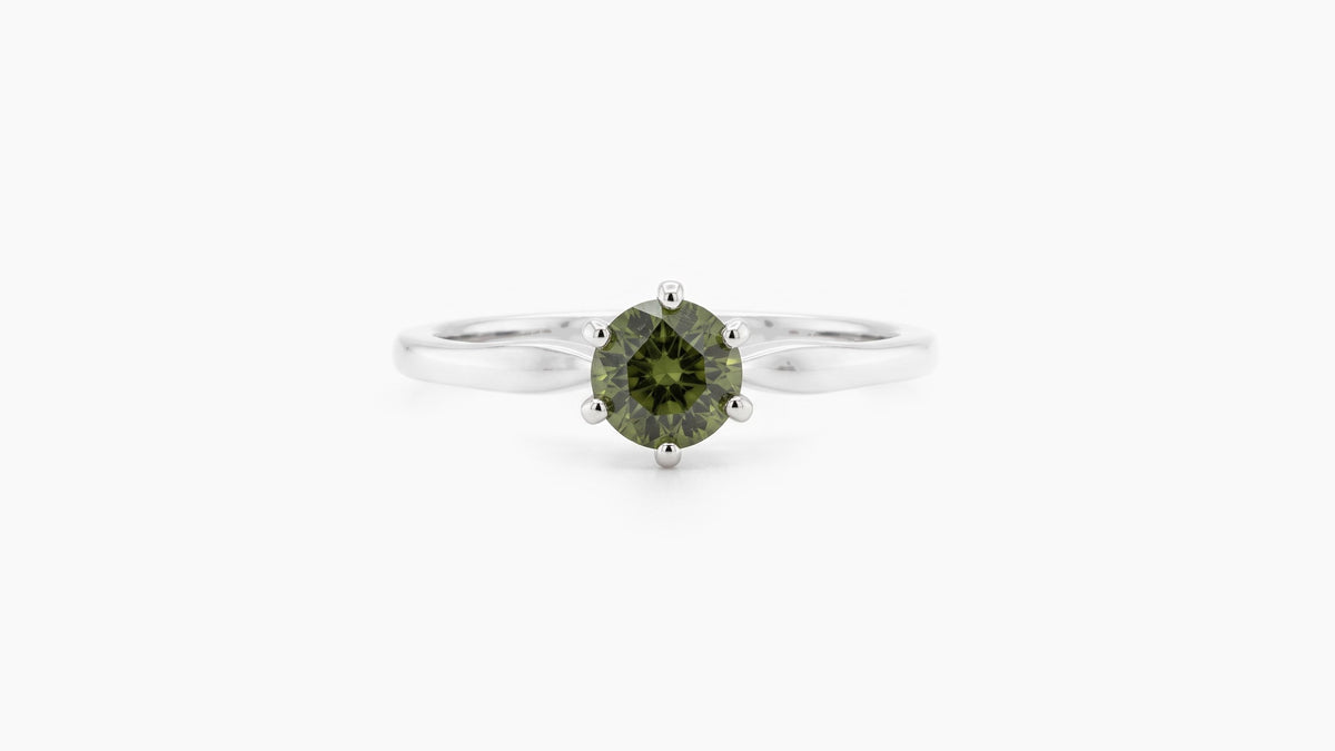 Green Sapphire Ring