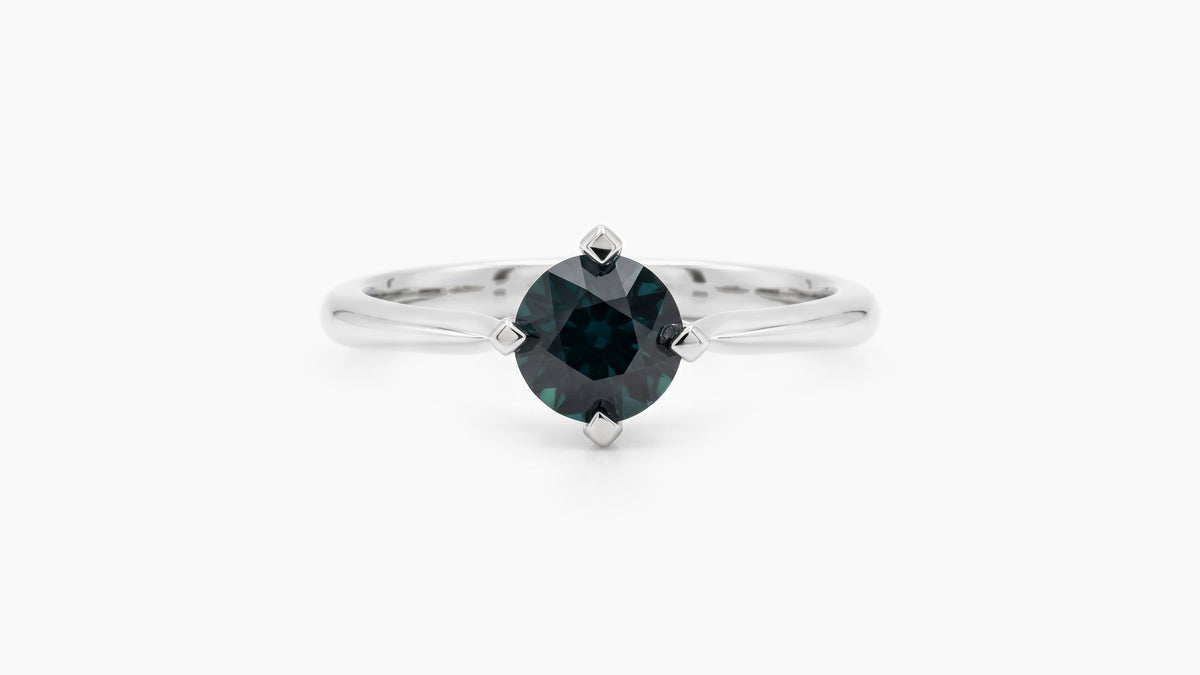 Dark Blue Sapphire Ring