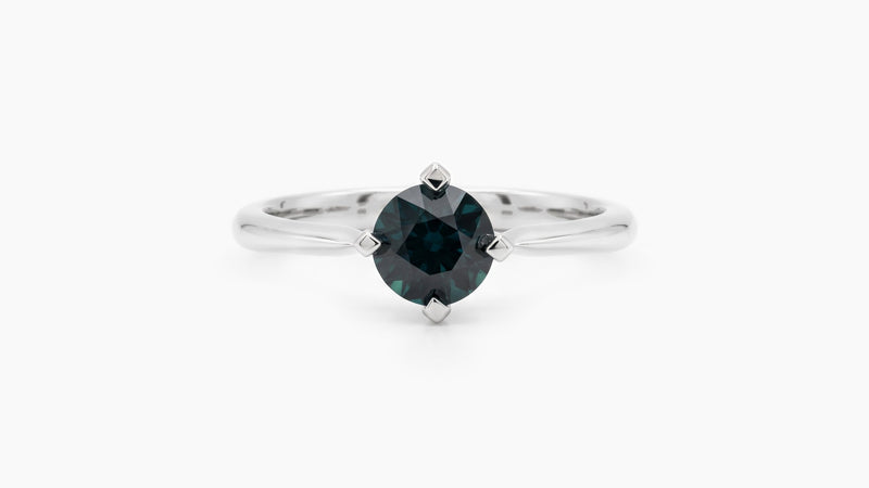 Dark Blue Sapphire Ring