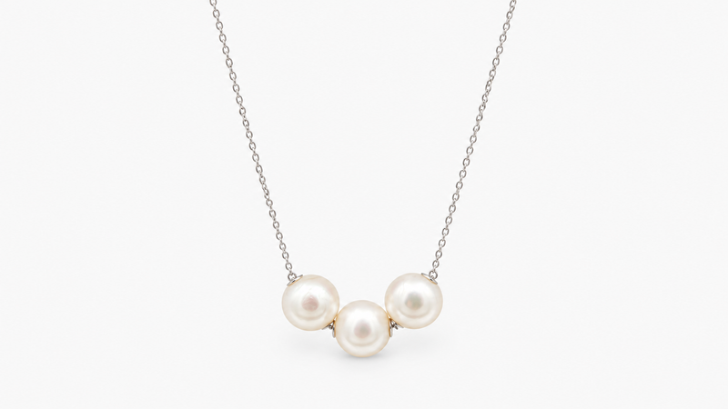 Freshwater Pearl Trio Necklace