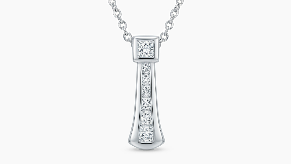 Diamond Pendant with Chain