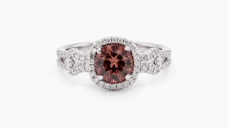 Tourmaline & Diamond Ring