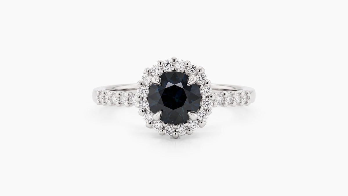 Parti Sapphire & Diamond Ring