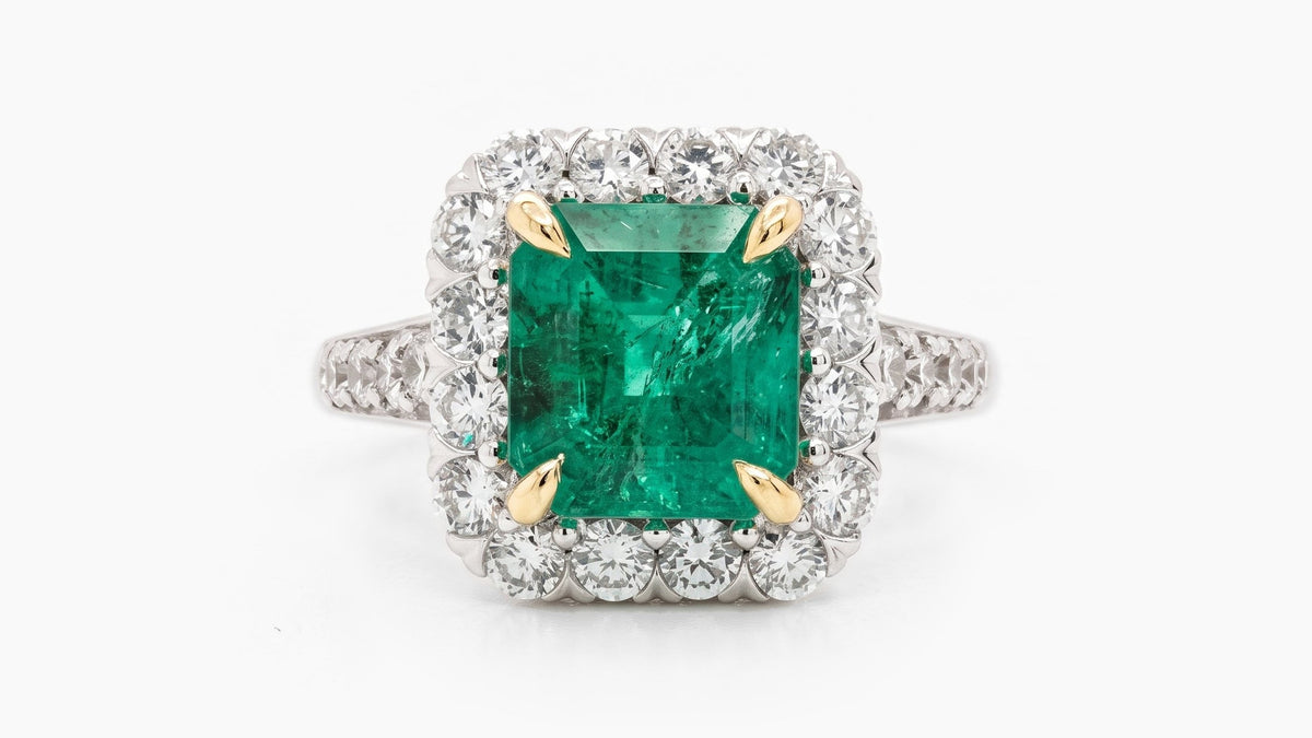 Emerald & Diamond Ring