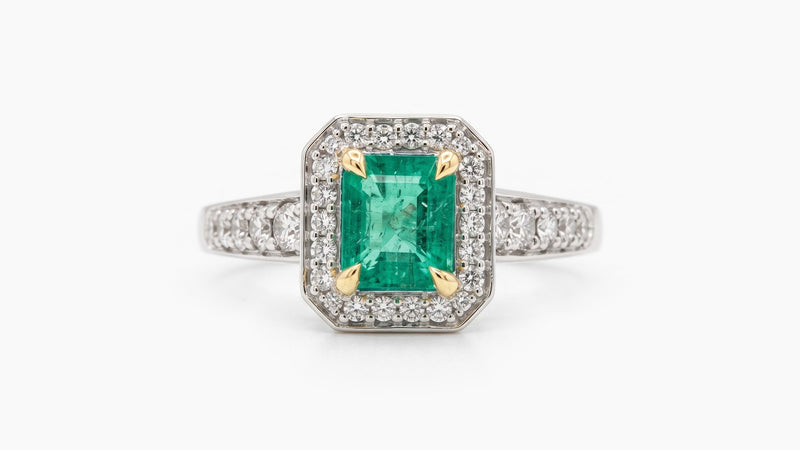 Emerald & Diamond Ring