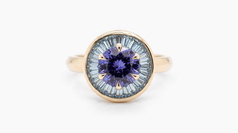 Tanzanite & Topaz Ring