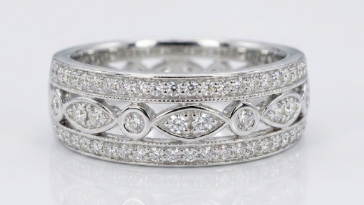 0.25ct Total Weight White Gold Ring