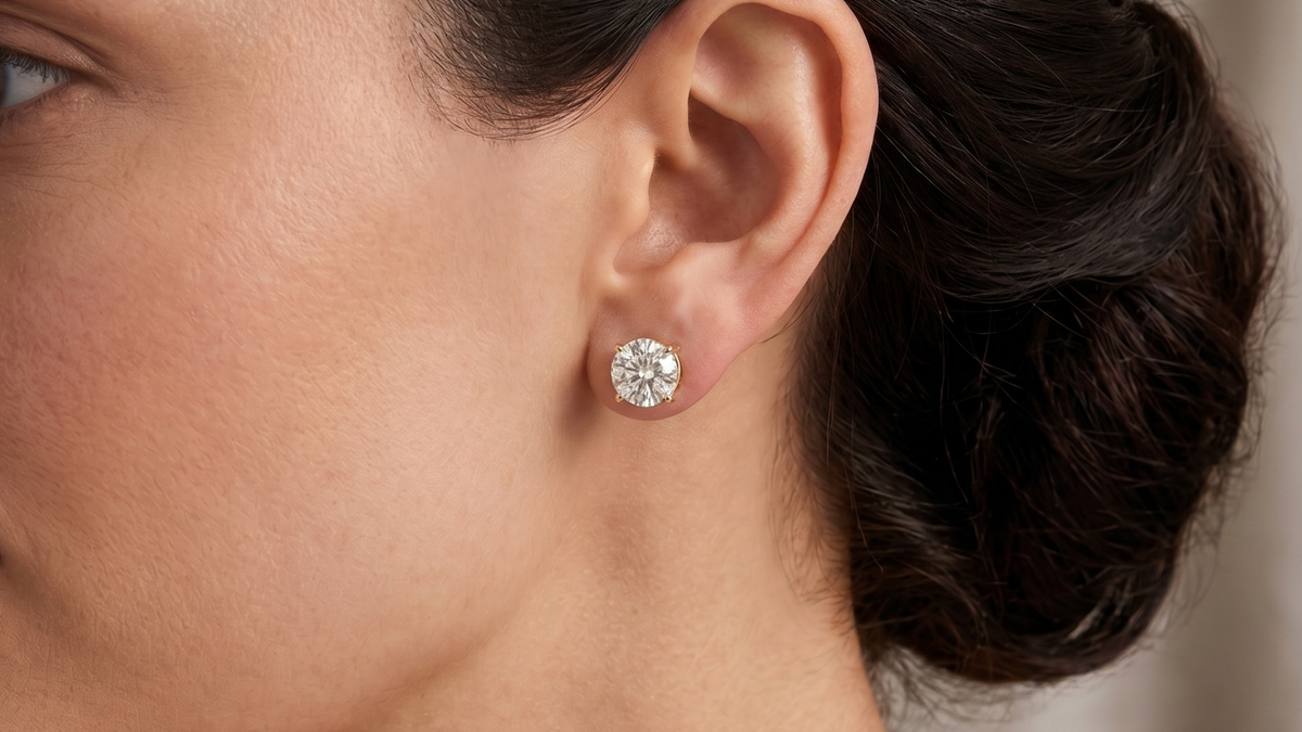2.14ct Lab Diamond Earrings