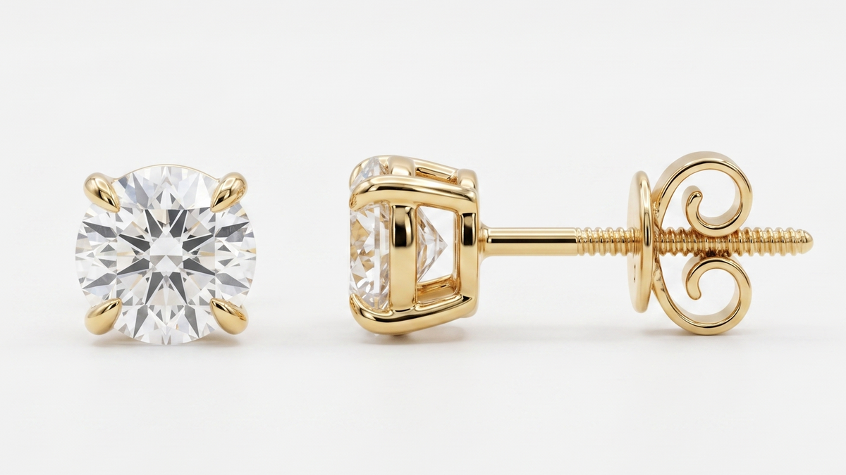 2.14ct Lab Diamond Earrings