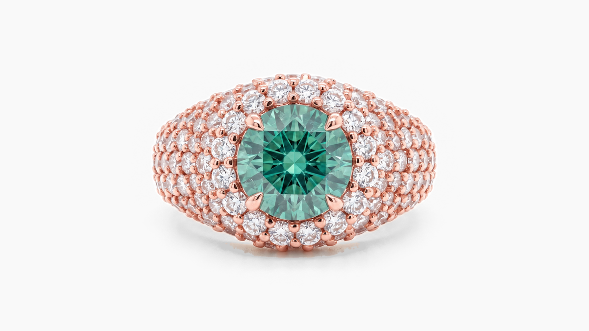 Made-to-order lab-grown diamond ring in Rose Gold