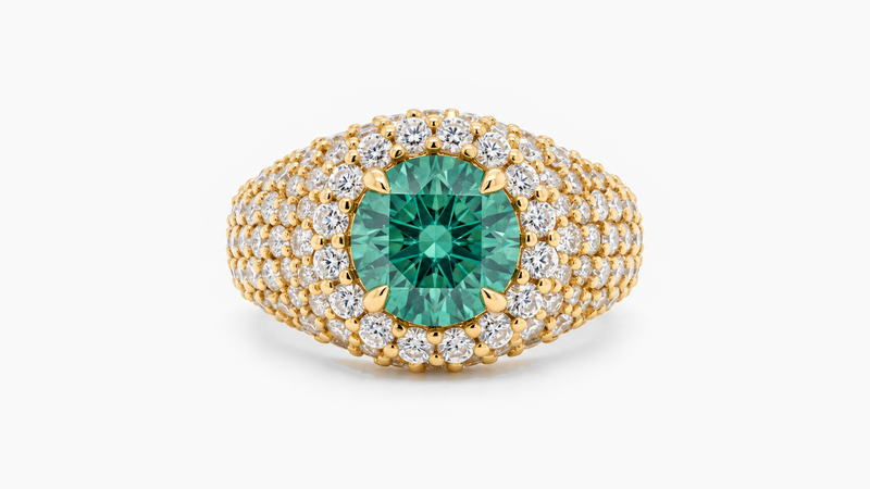 Green Dome Ring