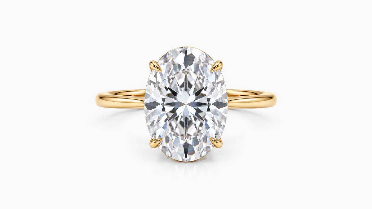 Made-to-order lab-grown diamond ring in Yellow Gold