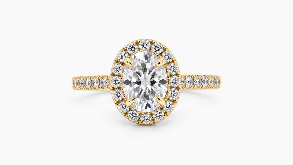 Made-to-order lab-grown diamond ring in Yellow Gold