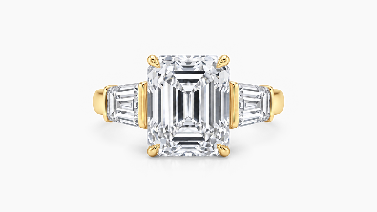 Made-to-order lab-grown diamond ring in Yellow Gold