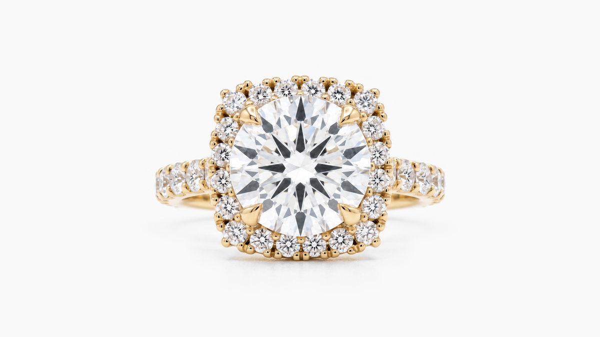 Made-to-order lab-grown diamond ring in Yellow Gold