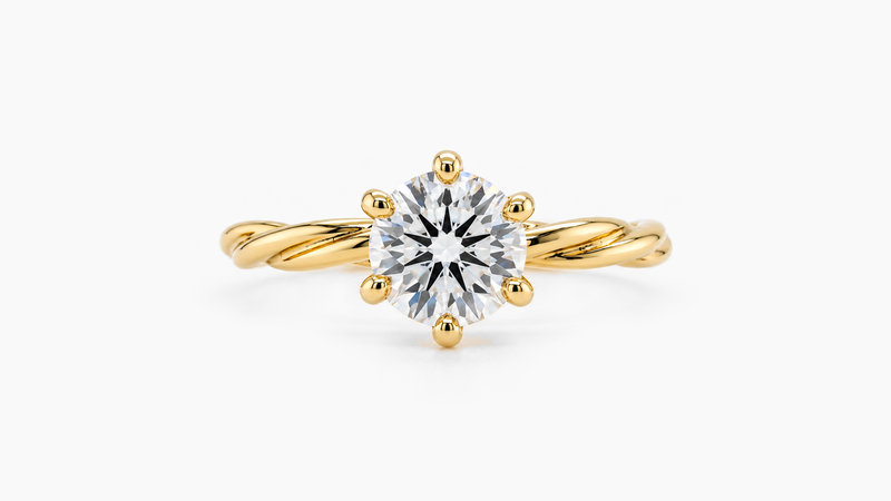 2.00ct Lab Diamond Rope Ring