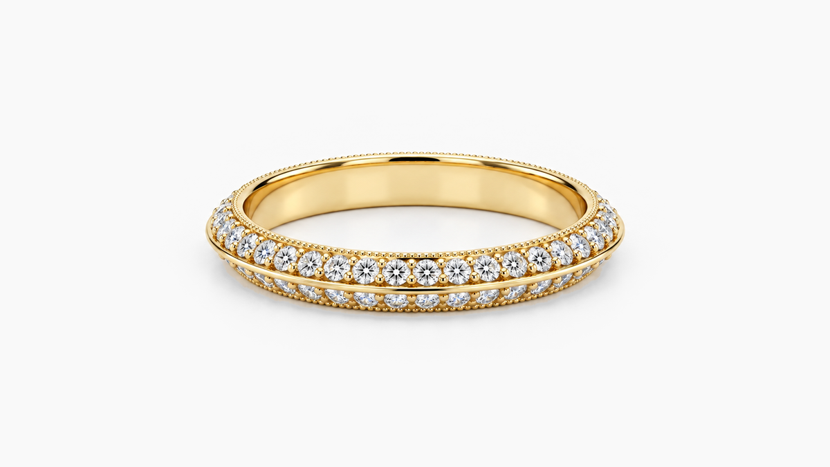Made-to-order lab-grown diamond ring in Yellow Gold