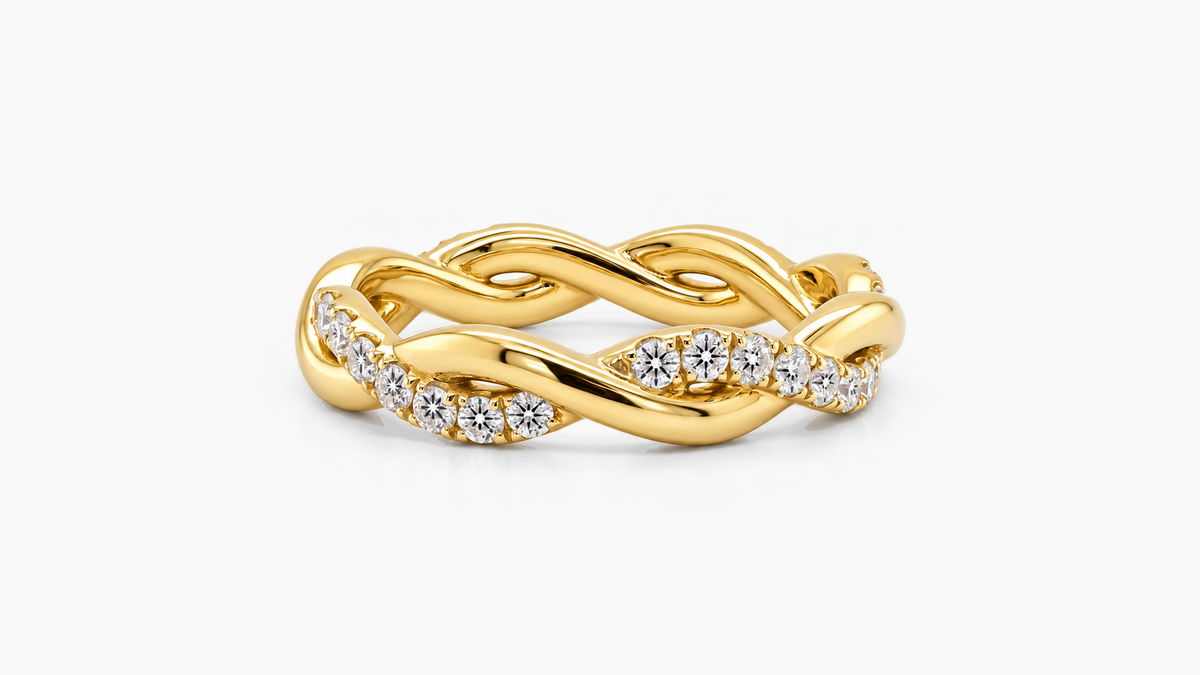 Made-to-order lab-grown diamond ring in Yellow Gold