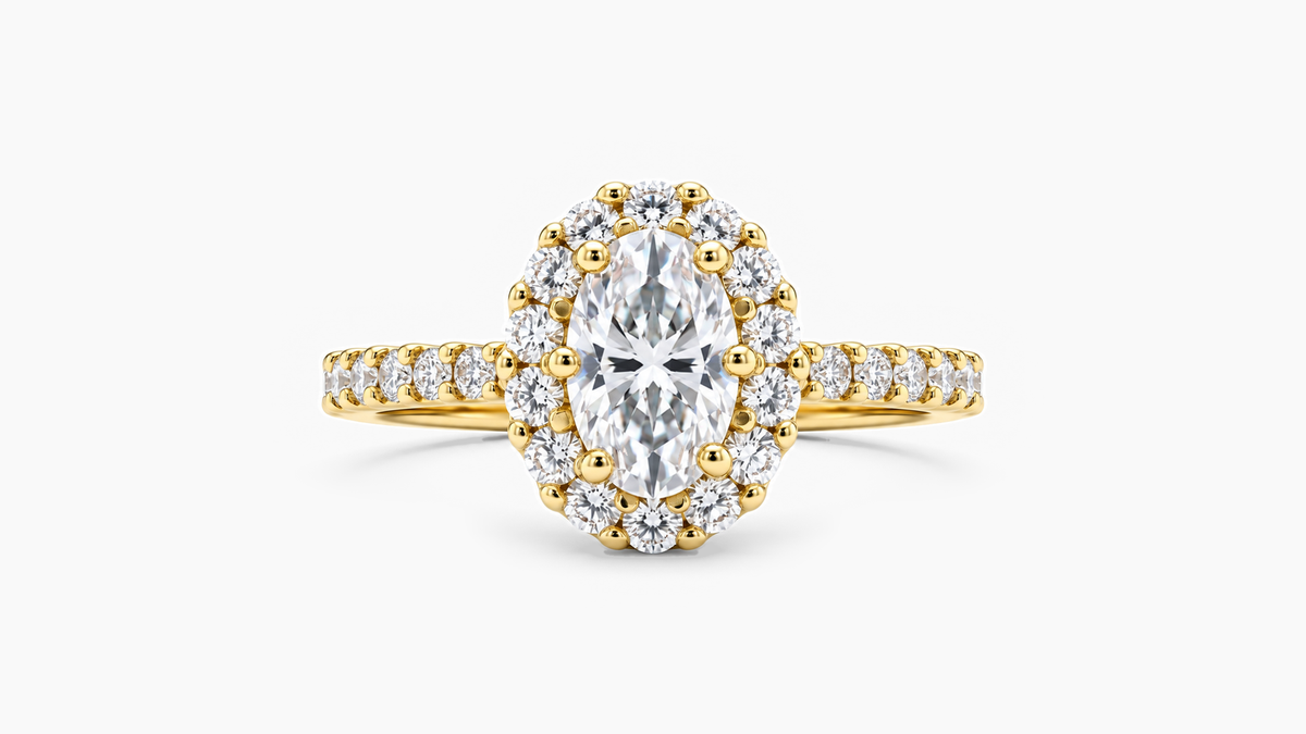 Made-to-order lab-grown diamond ring in Yellow Gold