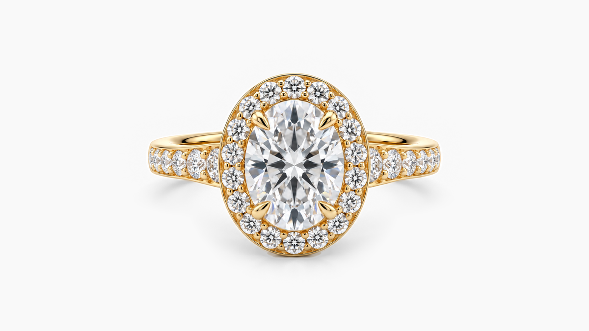 Made-to-order lab-grown diamond ring in Yellow Gold