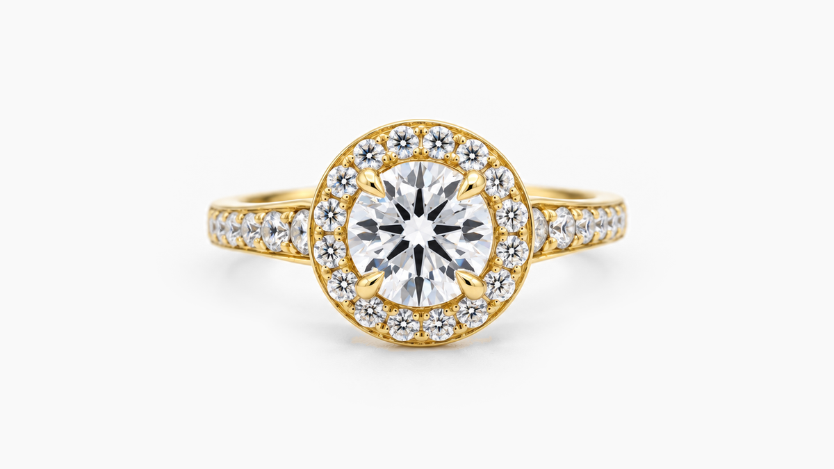 Made-to-order lab-grown diamond ring in Yellow Gold