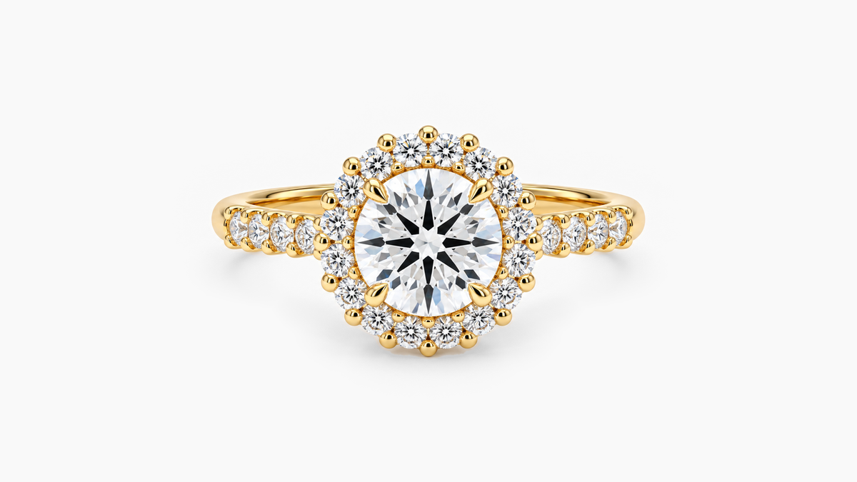 Made-to-order lab-grown diamond ring in Yellow Gold