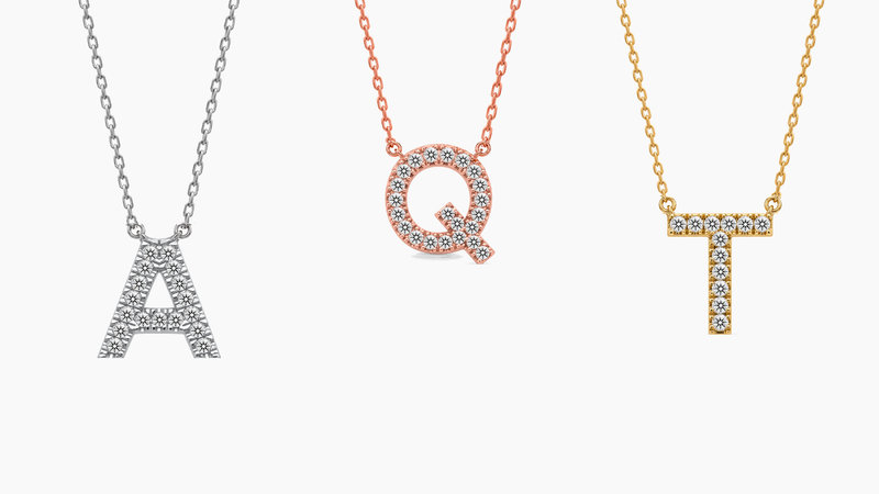Large Diamond Initial with Chain