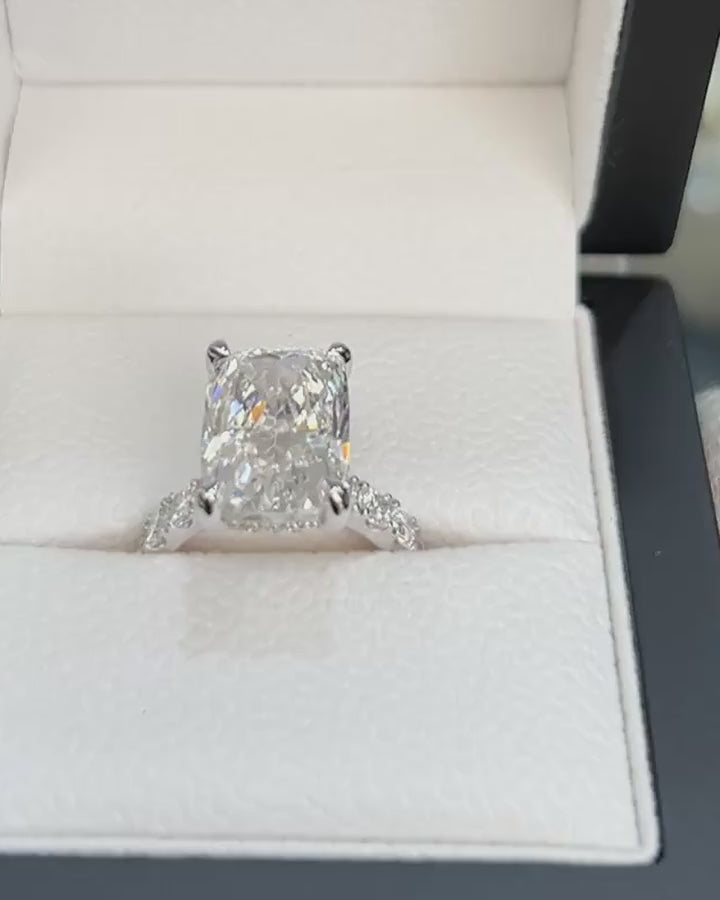 7ct Cushion Engagement